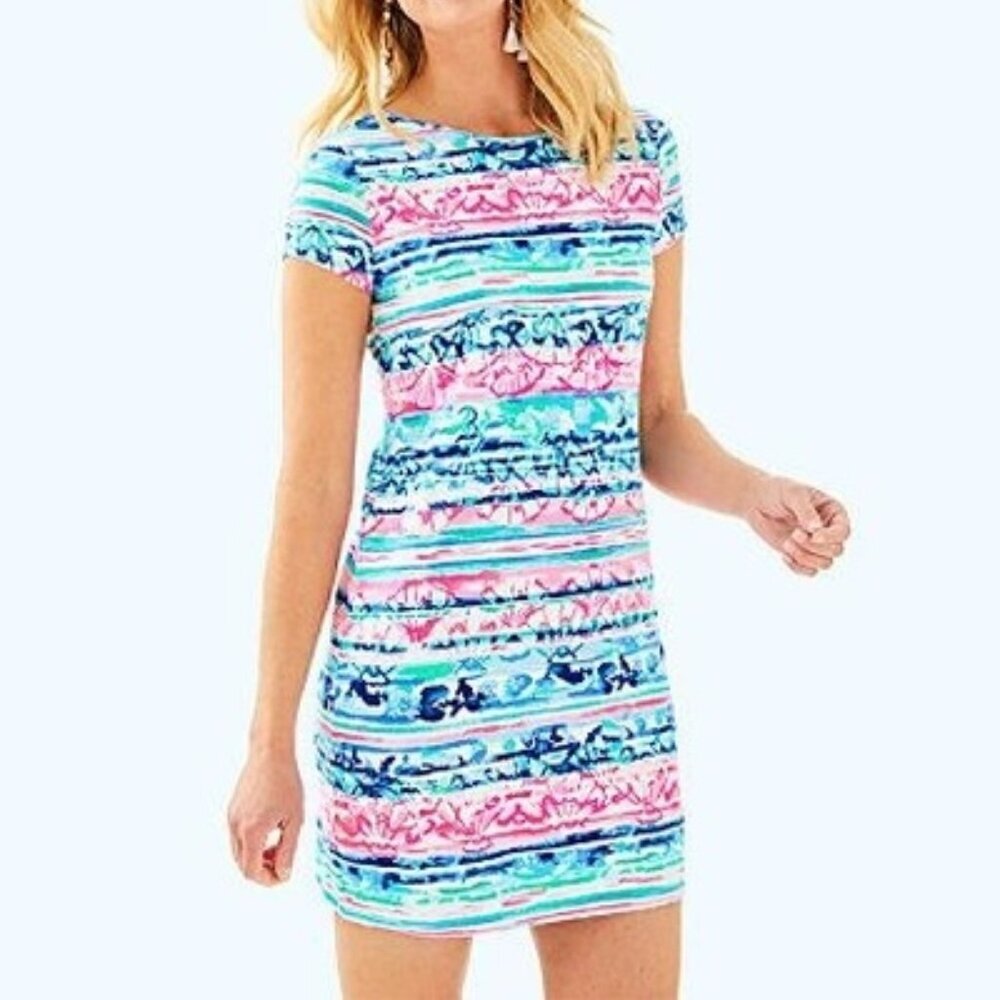 Lilly Pulitzer Marlowe Dress – Size XS – “A Wave From It All” Print